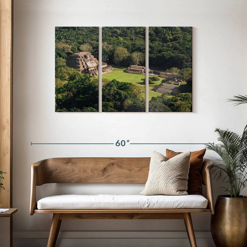 Rorry Altun Ha Ruins, 28" H x 45" W