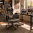 Ergonomic Faux Leather Swiveling PC & Racing Game Chair-663865371