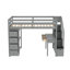 Lit mezzanine simple Putman avec bureau intégré-1646022468