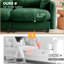 Canapé modulaire en U à 3 places avec, tissu chenille, installation simple, courbe ergonomique, coussin, méthodes de configuration modulaire pour chambre à coucher confortable, éponge à haute résilience, coin lecture-2061457983-2061457981