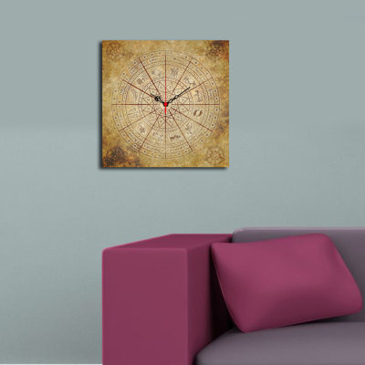 Elegant Decorative Wall Clock, 15.7 x 15.7 inches | 100% MDF, Thickness: 0.2 inches | Stylish Home Décor for Living Room, Bedroom & Office | Modern Design with Minimalist Aesthetic