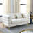 Oversized 2-Seater Sectional Sofa With Deep Seating And 2 Pillows-1473085663