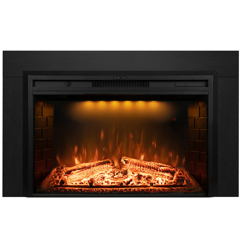 Abryelle Electric Fireplace Insert with Trim, 32.11" H x 51.9" W x 8.84" D