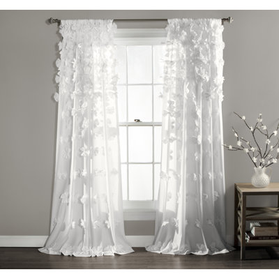 Semi Sheer Curtain Single Panel