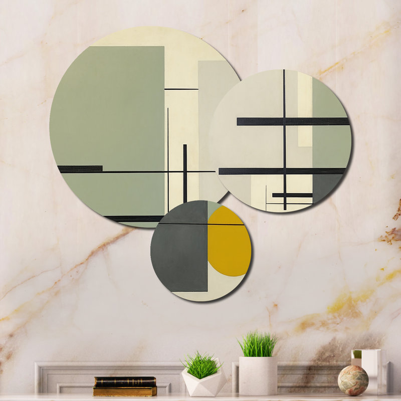 Abstract Wall Decor on Metal