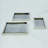 3 Piece Stepped Nesting Tray Set-Nickel