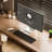 Solid wood desk and lattice bookcase are Combined into one-1492822381-1492822379