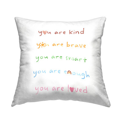 «You Are Loved Inspirational Rainbow List» par Daphne Polselli