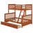 Bunk Bed with Ladder and Drawers-1828535389