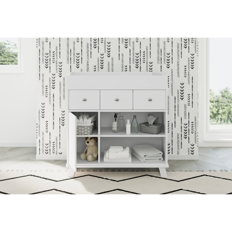 Ensemble de chambre de bébé standard convertible Equinox, Blanc / gris