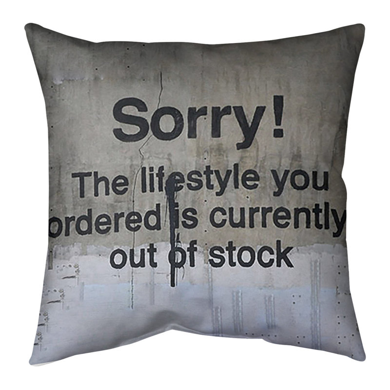 Lifestyle Ordered Pillow, 26" x 26", Poly Twill