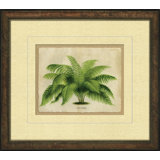 Small Crackled Horizontal Palm I Painting