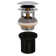 Integrated Overflow Drain 1-1/2 in. NPSM Coarse Thread Tip-Toe Mechanism with ABS Adapter