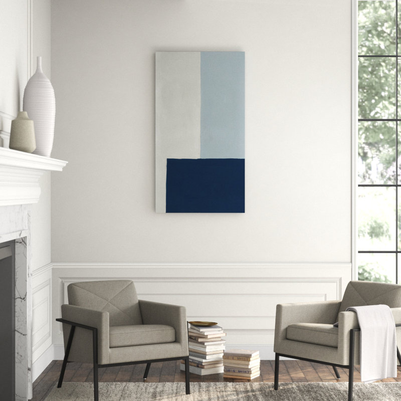 Blue Brut III Print by Bobby Berk, 36" H x 20" W, Image Brush Gel