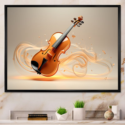 " Vibrant Violin Auburn Elegance "