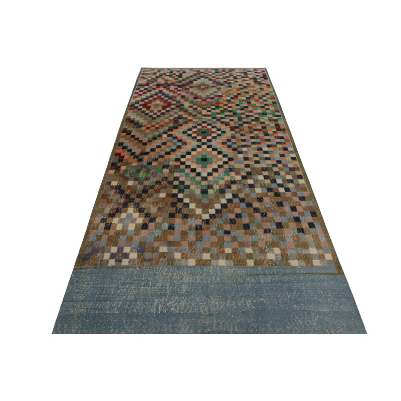 Vintage One-of-a-Kind 4'9X10'5 Hand Knotted Area Rug