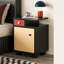 H 22,83 po x l 16,93 po, table de chevet, tiroir, armoire de rangement et tablette
