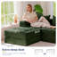  Canapé modulaire modulaire pliable en L-116898047