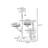 4 Tiers Cat Tree with Condons,Perch,Scratching Posts