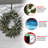 Snowy Morgan Spruce Wreath with Twinkly LED Lights-882102538