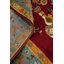 Tapis art déco indien fait à la main 8 x 10