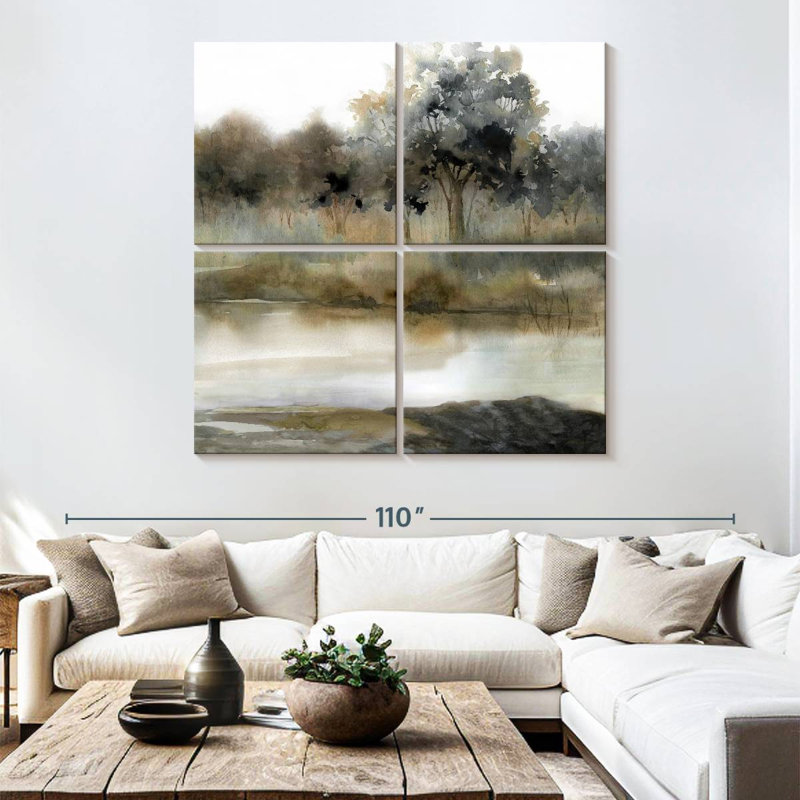 Alvord Silent Waters II, 74" H x 74" W