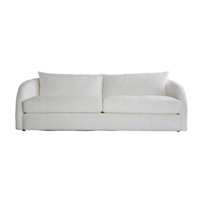 Palermo 95'' Wide Aluminum Loveseat with Cushions