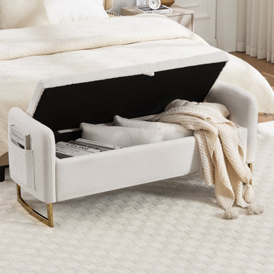 Multi-Functional Ottoman Bench for the Bedroom, Living Room, and Entryway