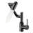 Rotatable Bathroom Faucets With Temperature Display 3 Water Outlet Modes Matte Black