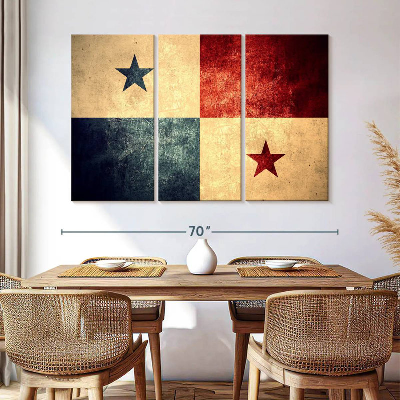 Drapeau de Panama grunge