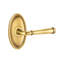 Merrimack Round Privacy (Bed & Bath) Door Lever with Oval Rosette-633131767-633131760