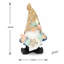 Gnome bleu océan avec chapeau de sable
