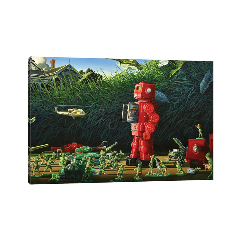 Shoot To Kill by Ross Jones - Wrapped Canvas Print, 20.32 cm H x 30.48 cm W