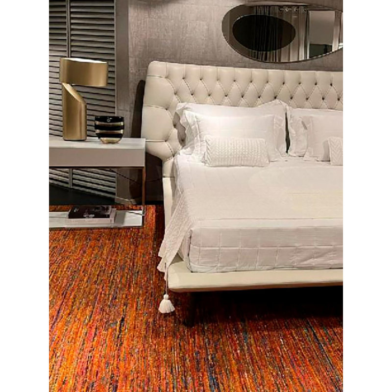 Holi Area Rug in Mustard, Rectangle 9' x 12'