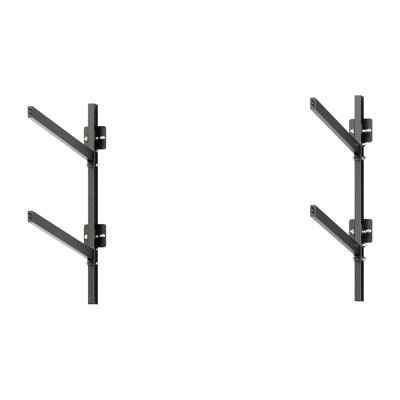 Kayak Storage Rack for 2 Kayaks, Holds 200 lbs, Heavy Duty Adjustable Wall Mount Stand for Indoor Outdoor Garage Shed Dock, Storage Holder for Canoe,