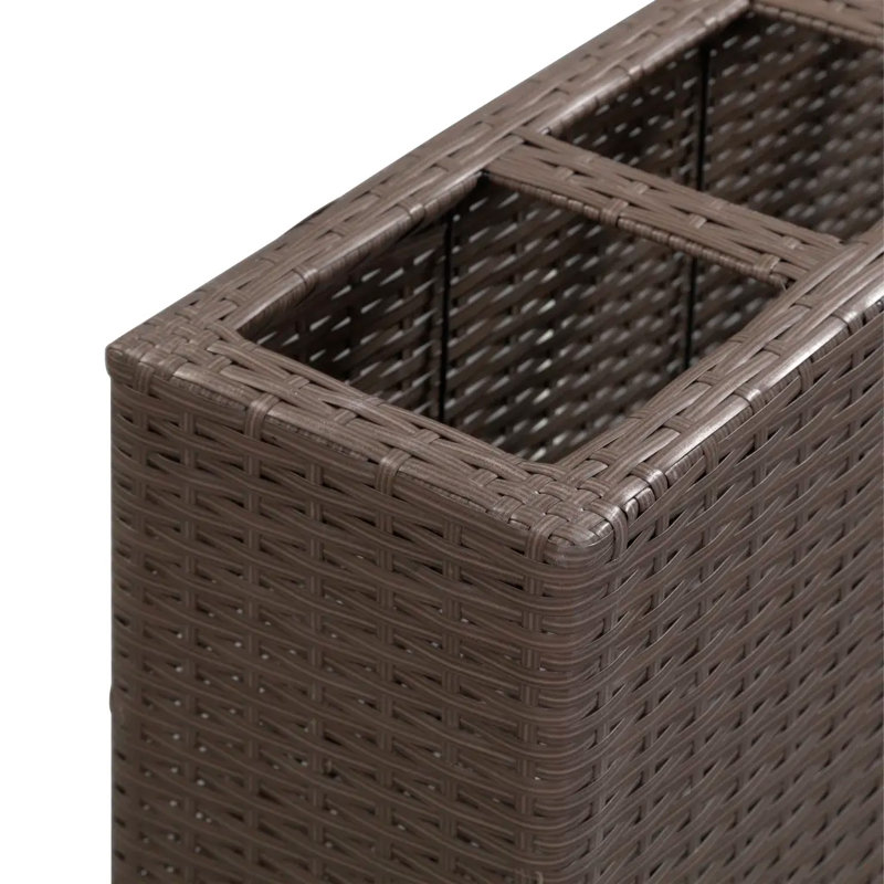 Federalsburg Planter Box, 76cm H x 79cm W x 22cm D, Brown