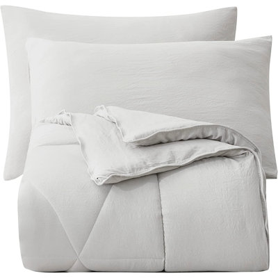 Washed Microfiber Bedding Polyester Comforter