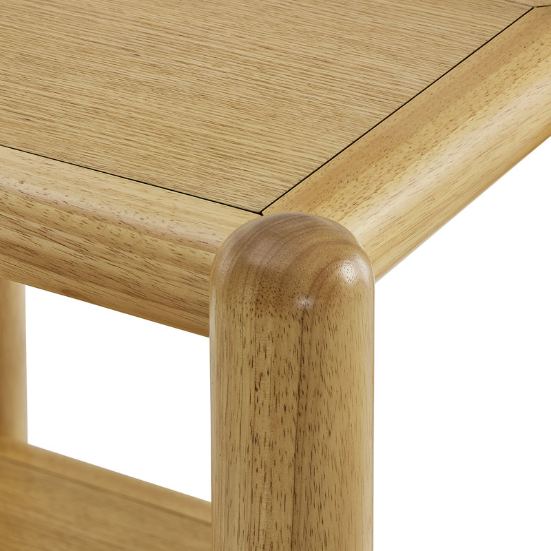 Table d'appoint rectangulaire à 2 niveaux Arcus