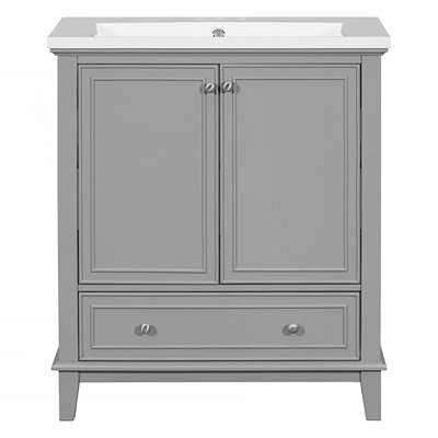 Meuble-lavabo de salle de bain avec lavabo