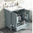 Kiryll 30 " W Freestanding Standard Free Standing Single Double Single Vanity Bathroom Vanity With Ceramic Top