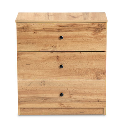 Commode 3 tiroirs l 23,6 po Dustine