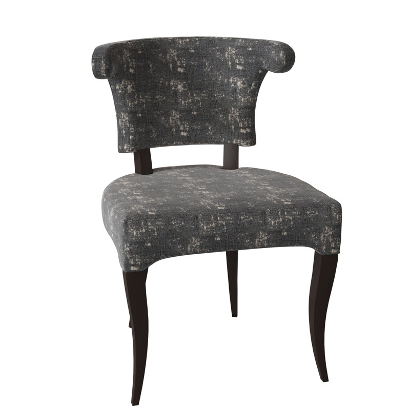Athena Dining Chair, American Walnut, Filigree Ivory