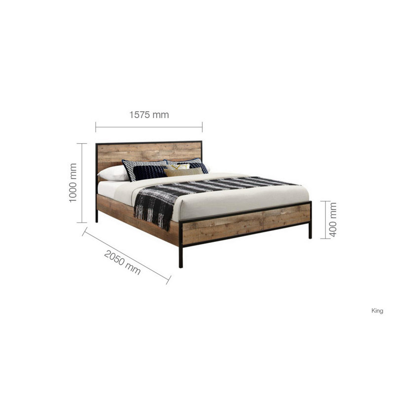 Algere Bed Frame, Kingsize (5')