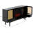 Simms Midcentury Fireplace With Media Storage