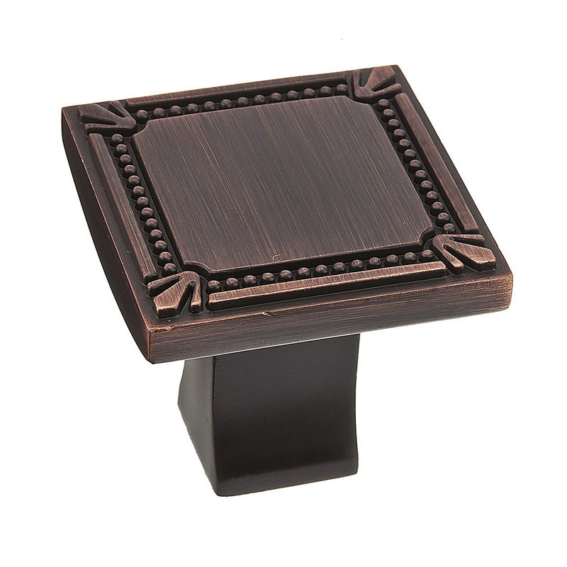 Expression Square Knob, Brushed Oil-Rubbed Bronze