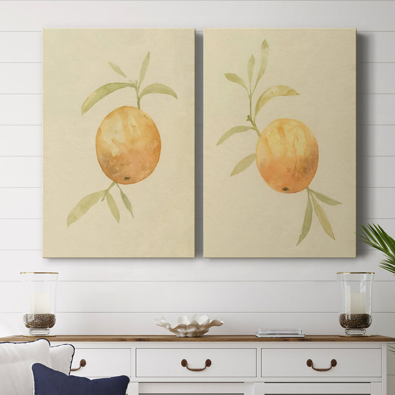 Dappled Oranges III-Premium Gallery Wrapped Canvas -Ready to Hang