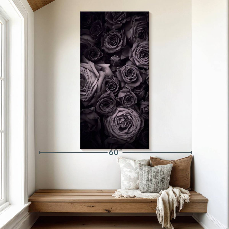 Withering Roses, 54" H x 27" W