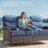Himonia 7-Piece Outdoor Wicker Patio Rectangle Metal Fire Pit Table Conversation Set With Swivel Gliders And 6" Thick Cushions-1298624881-1298624883