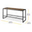 Banc en bois manufacturé Stamey