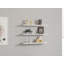 Ensemble de tablettes murales modernes, blanc, 23,6 po x 0,8 po x 5,7 po | 100% panneau de particules enduit de mélamine, épaisseur: 0,7 pouce | Solution de rangement polyvalente, conception murale, parfaite pour la décoration intérieure et l'organisation-1476756089